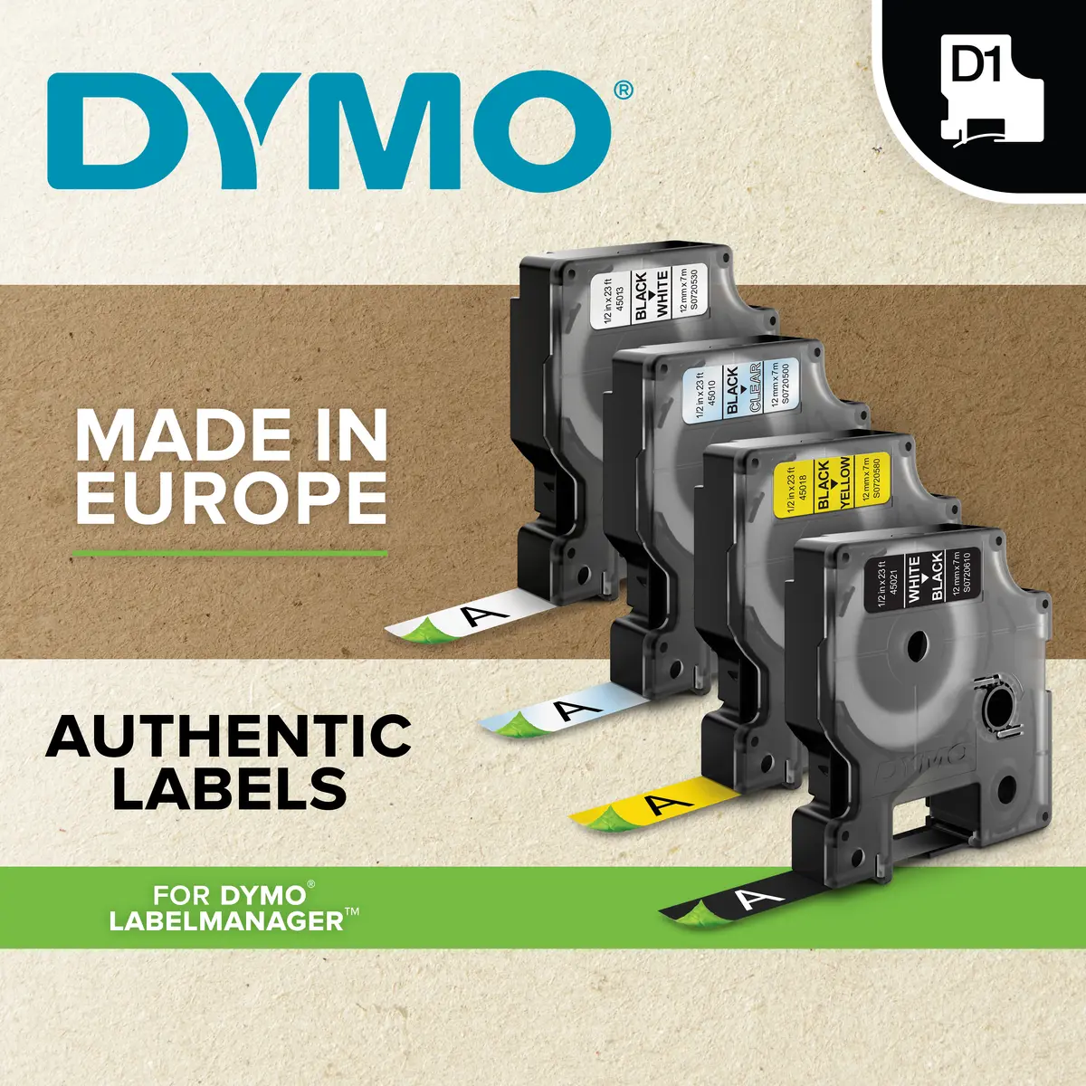 Лента для этикеток Dymo D1 S0720530 12 мм x 7 м Photo 5
