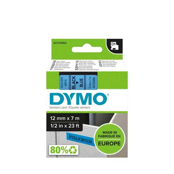 Label Maker Tape DYMO D1 Standard 12mm Photo 2