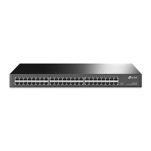 Tīkla slēdzis TP-Link TL-SG1048 — Nevadāms Gigabit Ethernet 48 porta, 1U montāža, melns
