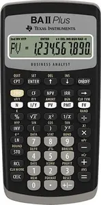 Финансовый калькулятор Texas Instruments BA-II Plus карманный черный