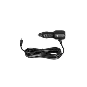 Automašīnas lādētājs Navitel PSCNAVIDVR — no cigarešu aizdedzinātāja 12/24V uz 5V 1,5A, kabelis 3,3 m, melns