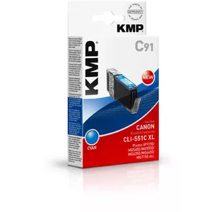 KMP C91 tintes kārtridžs 1 pcs Tirkīzzils