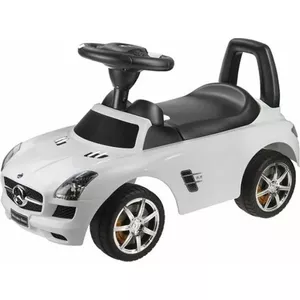 Rotaļu braucamrīks LEAN Sport Mercedes‑Benz SLS AMG balts — modelis 1263, zīdaiņiem