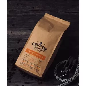 COFFEE CRUISE Saldās Brazīlijas kafijas pupiņas, kafijas stiprums vidējs, Arabica, 1000 g, 1 kg