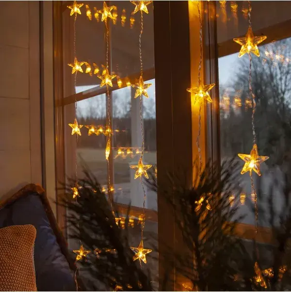 LED curtain light Star Trading Star Curtain WW 0.9×1.2 m Photo 2