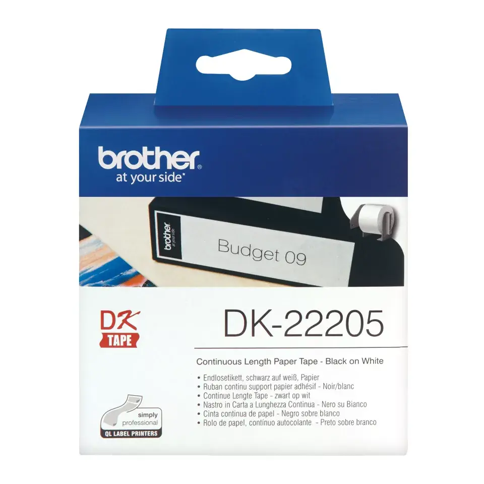 Nepārtraukta etiķete Brother DK22205 Photo 2