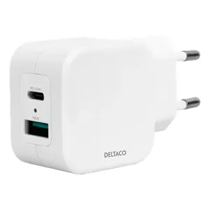 Deltaco USBC-AC149 mobile device charger Universal White AC Indoor