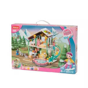Toy building set Sluban HAPPY DIARY RESORT, 439 pieces, model M38-B0961