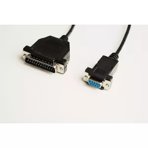 Microconnect Serial Cable IBM029B-1,8 1.8m DB-9 DB-25 Black