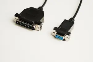 MicroConnect seriālais kabelis DB-25 uz DB-9 Melns 1.8 m