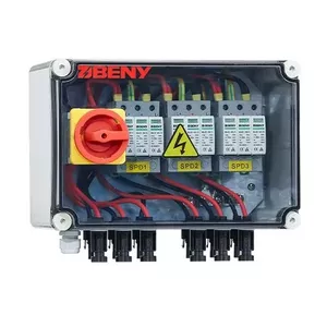 PV Combiner Box HiSmart NV820146 DC 3in-3out IP66, for solar string connections
