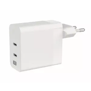 Charger XtremeMac XWH-SPC60-03 — Indoor AC fast charger for Smartphone & Tablet, 100–240V, 2× USB-C, White