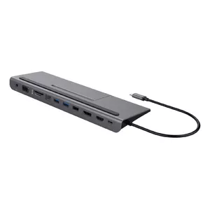 Laptop dock Deltaco USBC-DOCK2 Wired USB 3.2 Gen 1 Type-C Grey