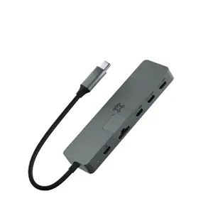 USB-C daudzportu hubs XtremeMac Max Pro 100W — RJ-45, USB-C, 40 Gbps