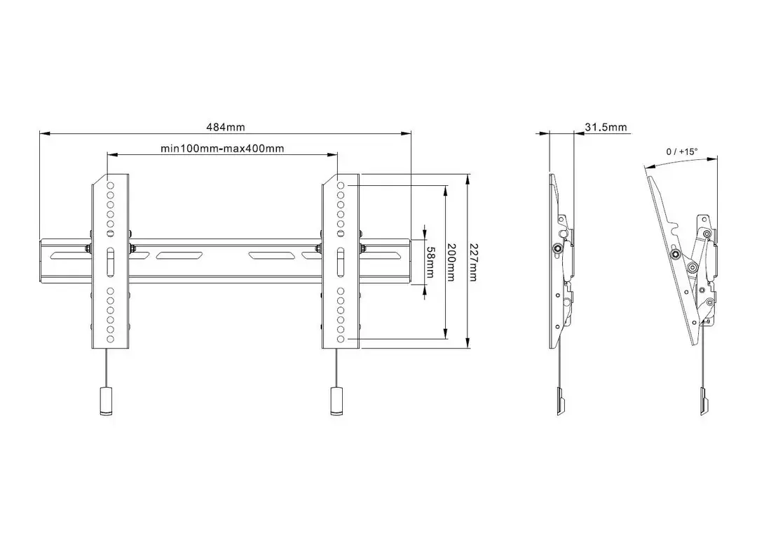 TV stiprinājums Multibrackets M OLED Super Slim Tilt Photo 9