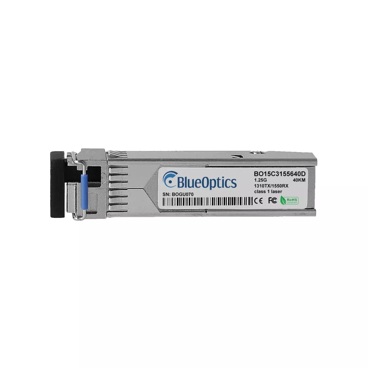 SFP pārraides modulis BlueOptics SFP-1GT13R15BX40-I-BO 1250