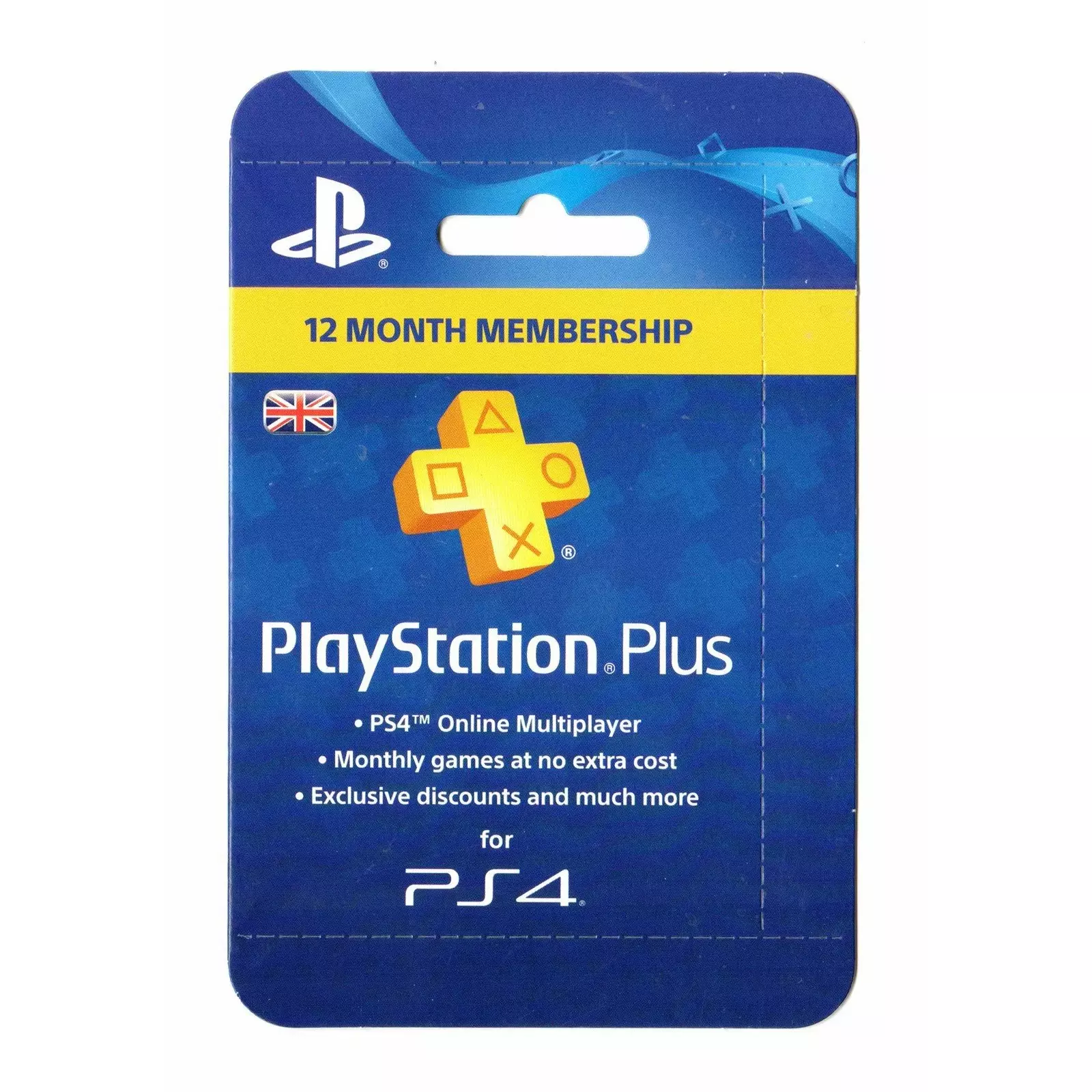 Sony 1 year playstation plus psn membership sale card