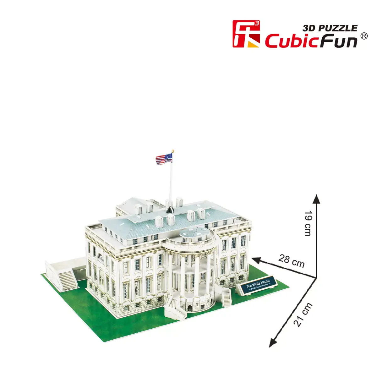 3D-пазл Cubicfun C060H White House Photo 5