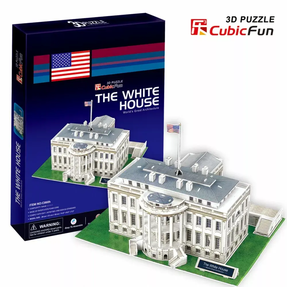 3D-пазл Cubicfun C060H White House Photo 6