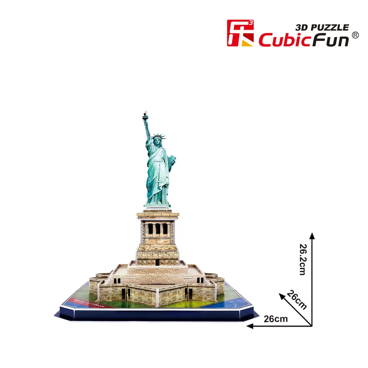 3D puzle CubicFun Brīvības statuja C080H Photo 5