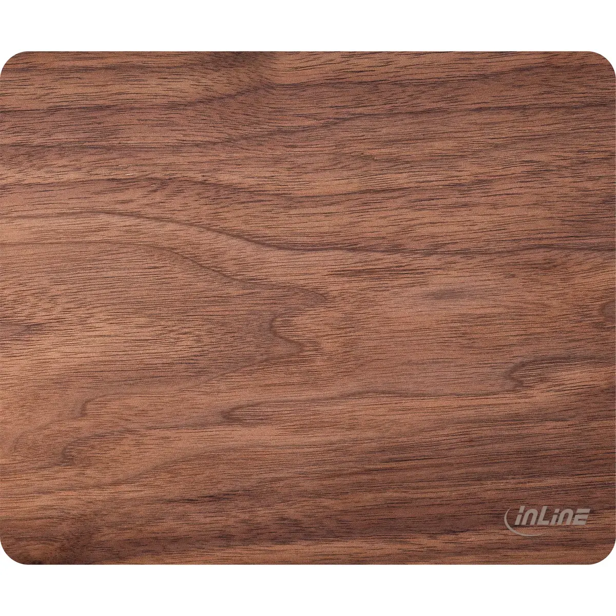 Mouse Pad InLine WoodPad Walnut Photo 3