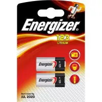 Vienreizējās lietošanas akumulators Energizer CR123/CR123A Litija