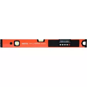 Carpenter's level YATO YT-30400, length 0.61 m, red, AAA battery powered vial
