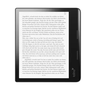 Tolino Epos 3 e-grāmatu lasītājs Skārienjūtīgais ekrāns 32 GB Wi-Fi Melns
