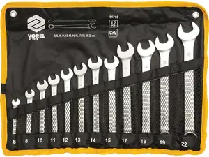Combination wrench set Vorel 51710 — 12 pieces, assorted sizes