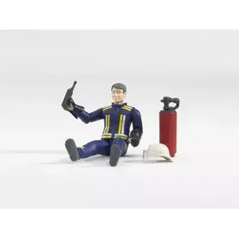 Игровая фигурка пожарного BRUDER bworld 60100 Photo 2