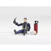 Игровая фигурка пожарного BRUDER bworld 60100 Photo 2