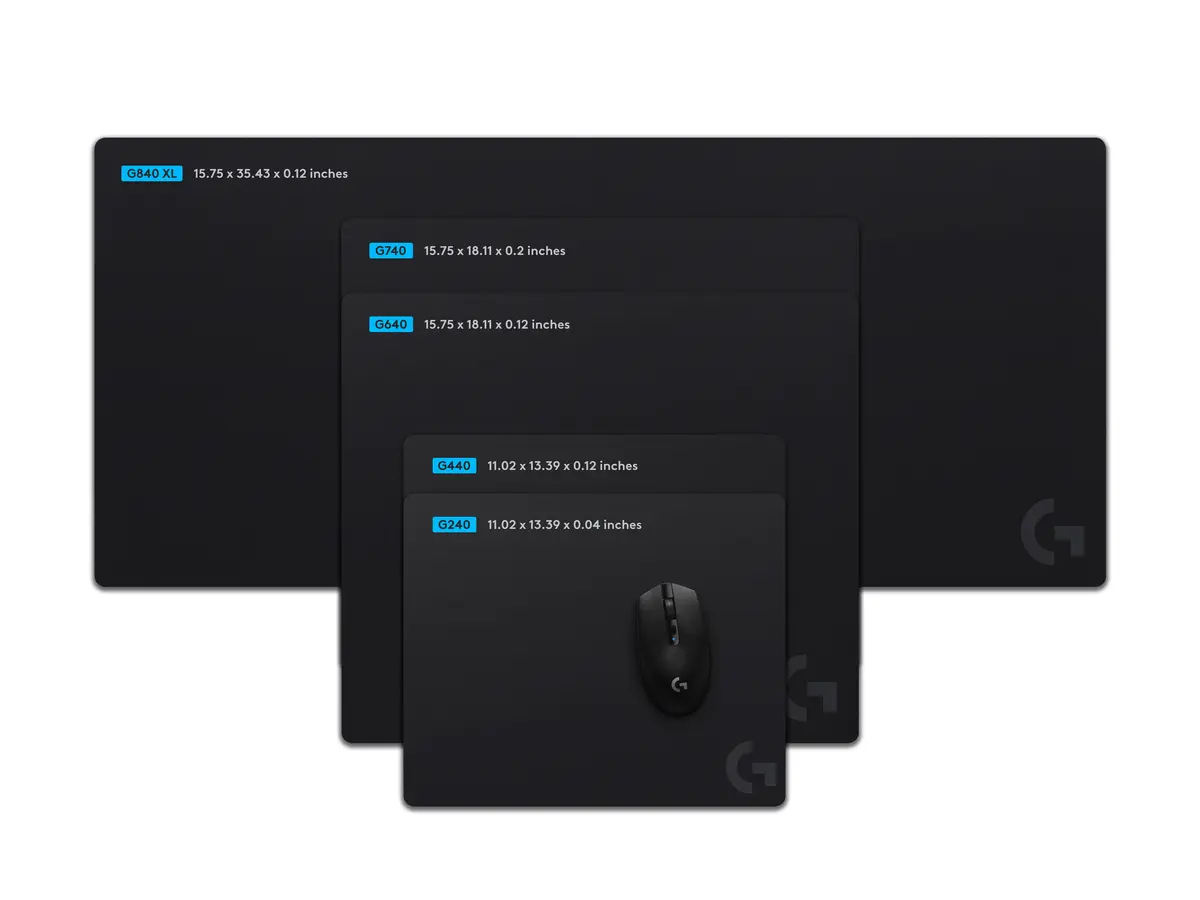 Logitech G640 Large Cloth Gaming Mouse Pad Photo 3