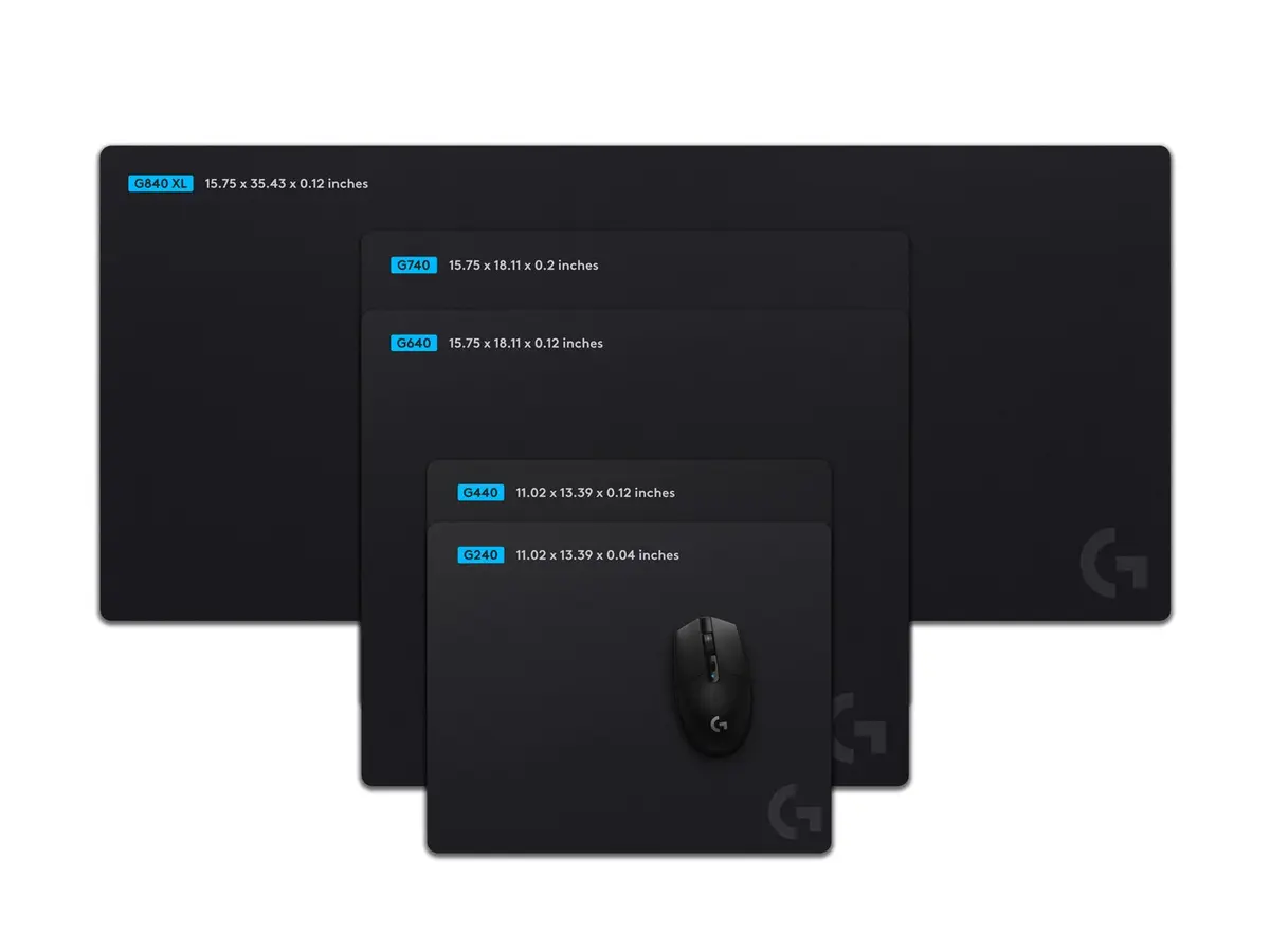 Logitech G640 Large Cloth Gaming Mouse Pad Photo 9