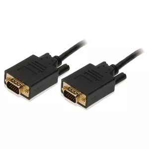 2-Power CAB0050A VGA cable 2 m VGA (D-Sub) Black