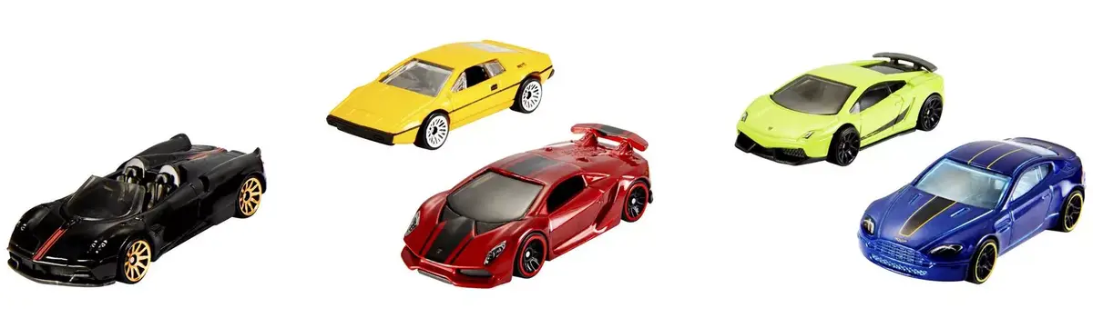 Hot Wheels 5-Car Pack Assortment auto komplekts Photo 7