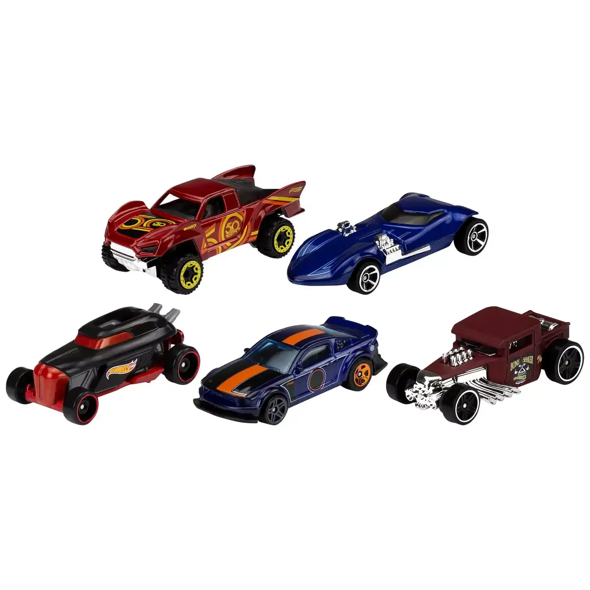 Hot Wheels 5-Car Pack Assortment auto komplekts Photo 8