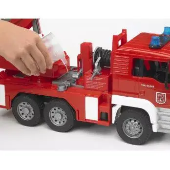 Fire engine BRUDER MAN with selwing ladder Photo 5