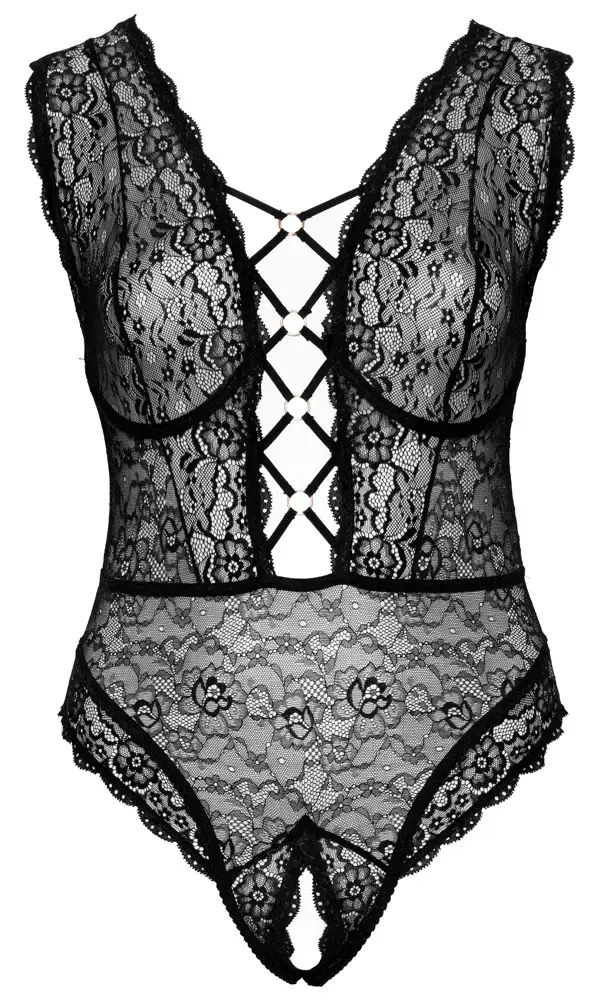 Cottelli Collection crotchless lace body 95E/2XL Photo 7
