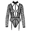 Боди Cottelli Collection M черное кружевное Photo 6