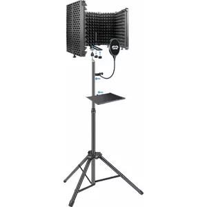Akustiskā kabīne Mozos MSHIELD-CABIN-SET ar statīvu un popfiltru