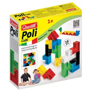 Toy construction set QUERCETTI Poli Cubi 4015 — modular building blocks set