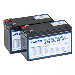 UPS battery AVACOM AVA-RBP02-12090-KIT Sealed Lead Acid 2 pcs Black