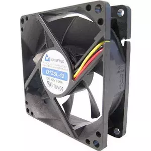 Chieftec AF-1225PWM computer cooling system Computer case Fan Black