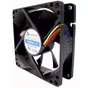 Chieftec AF-0625S computer cooling system Computer case Fan Black