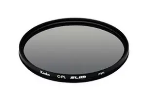 Polarising camera filter Kenko 237295, circular polariser, filter size 72 mm, black