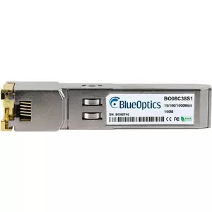 SFP-трансивер BlueOptics AT-SPTX/100MB-00 для Gigabit Ethernet оптоволоконный SFP 1000BASE-LX? (проверьте точную длину волны/поддержку)