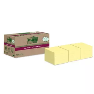 Круглые самоклеящиеся заметки Post-It желтые 70 листов 76мм 3M