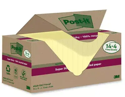 Круглые заметки Post-It желтые 3M Photo 2