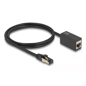 DeLOCK Network Extension Cable RJ45 plug to RJ45 jack Cat.8.1 S/FTP 1 m black