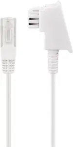 Телефонный кабель Goobay 60673 15 м белый TAE F RJ-45